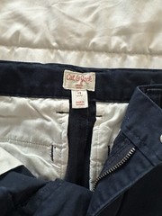 Cat & Jack Navy School Uniform Pants Size 12 lot of two