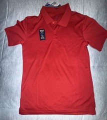 Boys Blue Nautica School Uniform Moisture Wicking Collared Shirt XL NWT