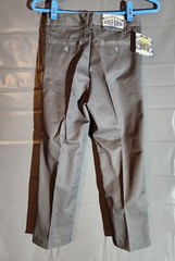 Galaxy by Harvic – Boy’s Classic Flat Front School Uniform Pants – Size 7 – 2 pr
