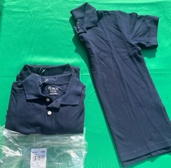 Children’s Place Polo Shirt Boys Size 10/12 Navy School Uniform Short Sleeve