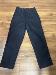 School Uniform Pants Size 16 Black Flat Front Straight Leg Youth