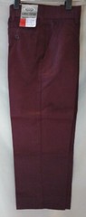 Genuine 20″ x 17″ School Uniform Burgundy Boys Pants 4 Reg