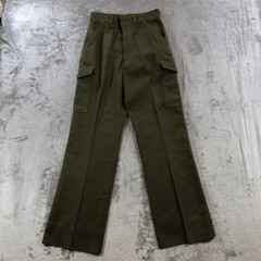 vtg Boy Scouts of America Pants Youth 26 Green Official Uniform Cargo Pockets