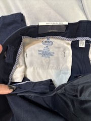 Chaps NWT Boys’ School Approved Blue Pleated Front Pants Size 10 (25×25”)