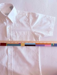 Flynn O’Hara – Size 12 Youth White Button Boys Front Uniform Shirt