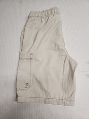 Kids Shorts US Polo Assn Size 10/12 Flat Front Cotton Light Beige