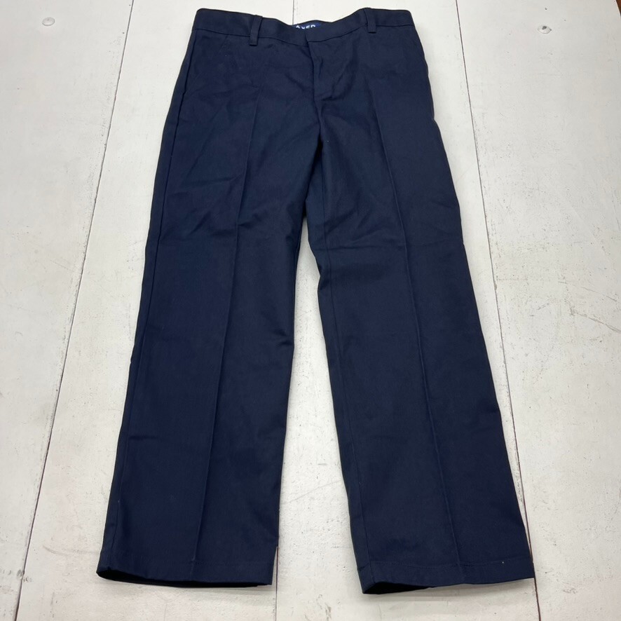 French Toast Navy Blue Relaxed Fit Uniform Pants Boys Size 12 Husky NEW
