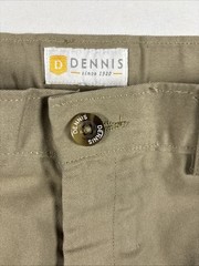 Dennis Uniform Khaki Shorts 040720 Size B14R see pictures