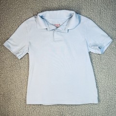 Cat & Jack Boys School Uniform Polo Shirt Light Blue S (6/7). -077