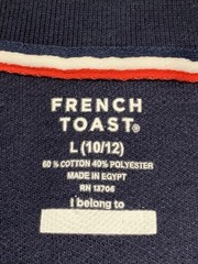 French Toast Boy’s Polo Navy Blue Size L