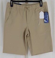 Nautica Boys’ School Uniform Performance Short Khaki Size 12 Husky
