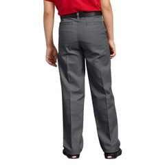 Dickies Boys’ Flexwaist Classic Fit Flat Front Straight Leg Pants, Size 18 Husky