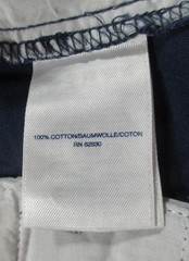 LANDS END Deep Sea Navy Iron Knee Cadet Pants Boys 18 *NEW*