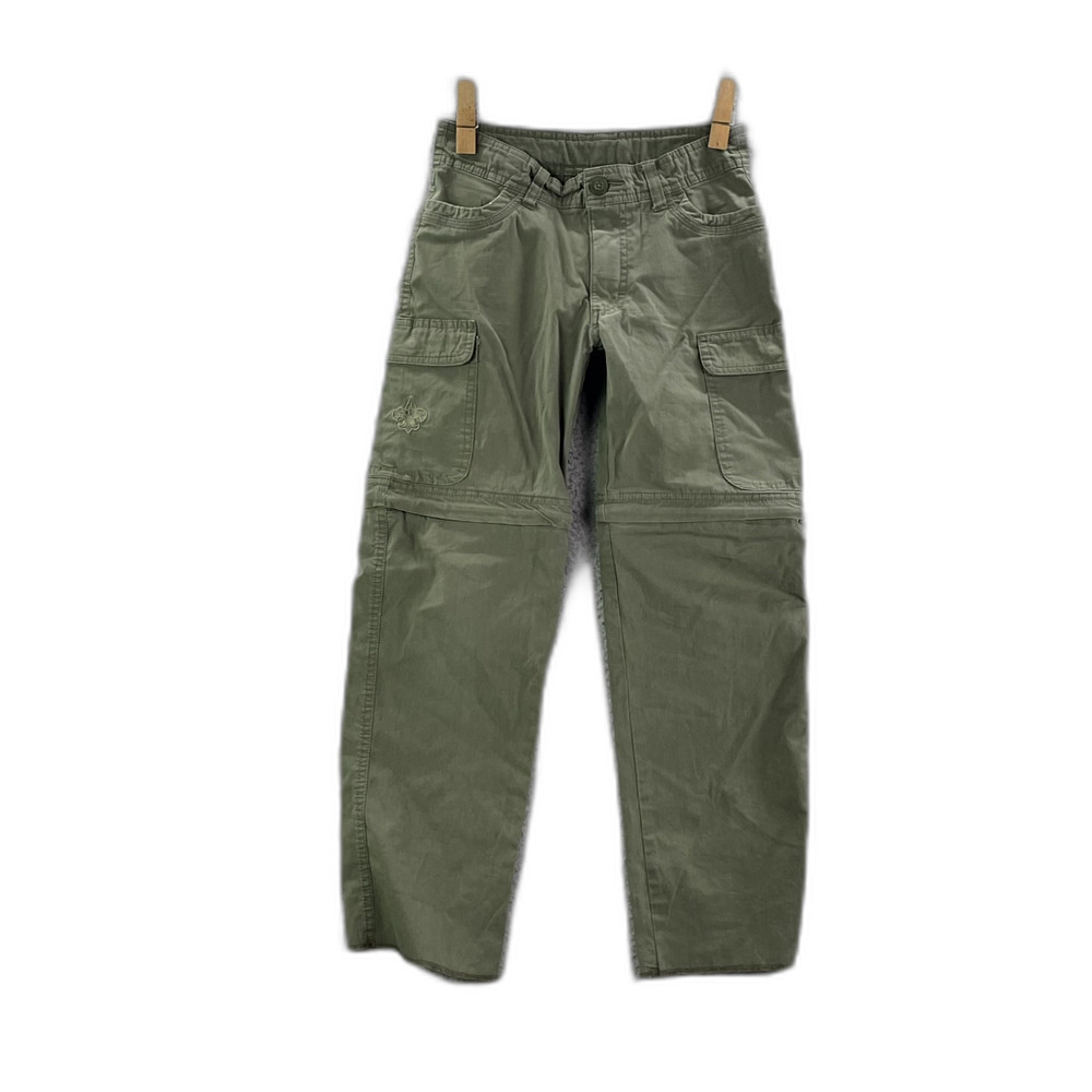 Boy Scouts of America Switchback Convertible Uniform Pants Youth 8 Cargo Hiking