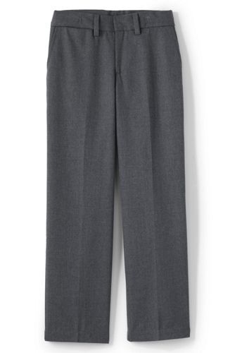 Lands’ End School Uniform Boys Dress Pants Gray 20 NWOT (379)