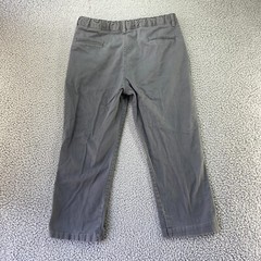 CHAPS Boys Approved Schoolwear Gray Adjustable Waist Pants Size 20 Husky