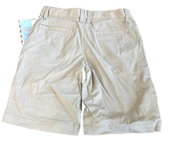 Boys Khaki School Uniform Shorts Size 8 (A1)