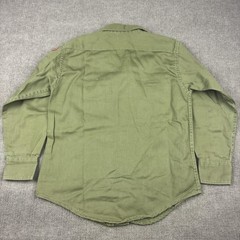 Vintage Boy Scouts of America Shirt Youth Green Sanforized Uniform BSA 50s 60s
