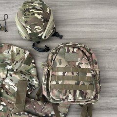 Tactical Military Uniform Boys Sz 130 MEDIUM Shirt Pants Suit Vest Backpack Set