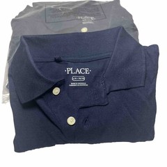 Children’s Place Polo Shirt Boys Size 10/12 Navy School Uniform Short Sleeve