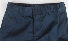 LANDS END Navy School Uniform Elastic Waist Pull-On Pants Boys 18 NEW