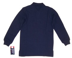 French Toast Boys Size M 8 Long Sleeve School Uniform Shirt NWT Navy