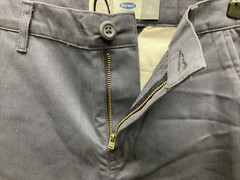 NWT Boy’s Old Navy Blue Brushed Cotton Straight Leg Uniform Pants – Size 12