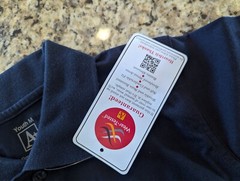 A+ Kids Jersey Knit Long Sleeve Shirt School Uniform Navy Blue size Youth M