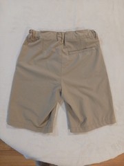 Old Navy Uniform Shorts Khaki Boys size 12 Adjustable Waist Excellent Condition
