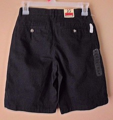 Gap Easy Fit Boys Uniform Shorts Size 10 Regular Navy Blue 17″ Long 100% Cotton