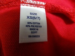 Austin Trading Co. Boys School Uniform Red Polo Shirt-Smoke/Pet-free-XS 6/7-NWT