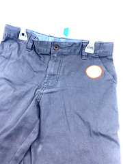 School Uniform Shorts Size 10 Husky Boys Gray Stretch Adjustable Waist Pockets