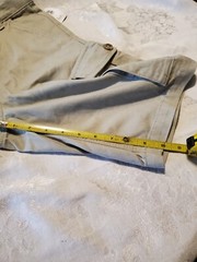 OLD NAVY Youth Boys Size 12 Khaki/Beige Cargo Shorts Adjustable Waist NWT *Spots