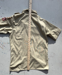 Kid’s Boy Scouts of America Shirt Beige Uniform Official L Chief Outdoors Camp