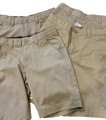 French Toast & Amazon Boys School Uniform Shorts Khaki Size 8 Lot of 4
