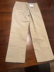 French Toast Boys Khakis Pants Size 12 Husky Relaxed Fit Adjustable Waist