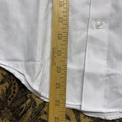 Vtg 80s Dickies White Dress Uniform Shirt Kids Size 10 NWT