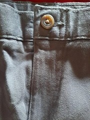 Boys’ CHAPS Grey Flat Front Comfort Stretch Pants Size 18 Husky NEW WITH TAGS.