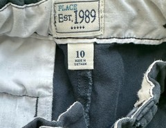 The Children’s Place Navy Blue Flat Front Uniform Chino Shorts Boys Size 10