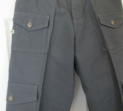 NWT BOY SCOUTS of America Gray Action Fit Uniform Pants size W26 Unhemmed #58726