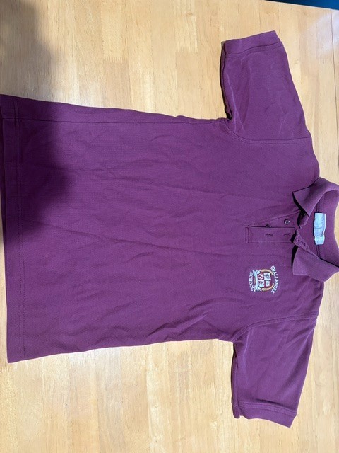 Challenger School Uniform Red Short sleeve Youth Large