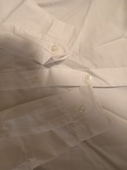 French Toast Long Sleeve White Uniform Shirt Sz 5t