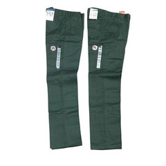 NWT French Toast Boys 18 Hunter Green Relaxed Fit School Uniform Pants Lot of 2