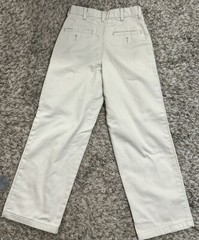 GEORGE- Boy’s Khaki Pleated Uniform Pants- Size 10Reg