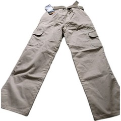 French Toast Boys Beige Cargo Uniform Pants 14 Wrinkle Resistant Waist