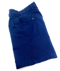 School Uniform Shorts Size 14 Slim Boys Children Kids Pockets Navy Blue