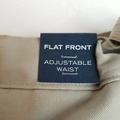 Nautica Flat-Front Twill School Uniform Pants N851049E Big Boys Khaki Size 20