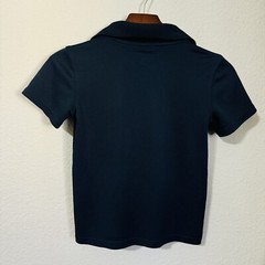 Cat & Jack Navy Blue Boys School Uniform Collared Short Sleeves T-Shirt Sz 8/10