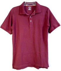 French Toast Kids School Wear Burgundy Short Sleeve Pique Polo size 2XL (18/20)