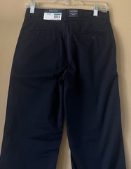 Nautica School Uniform Pants Boys 16 Regular Blue Stretch Waist Double Knee NWT